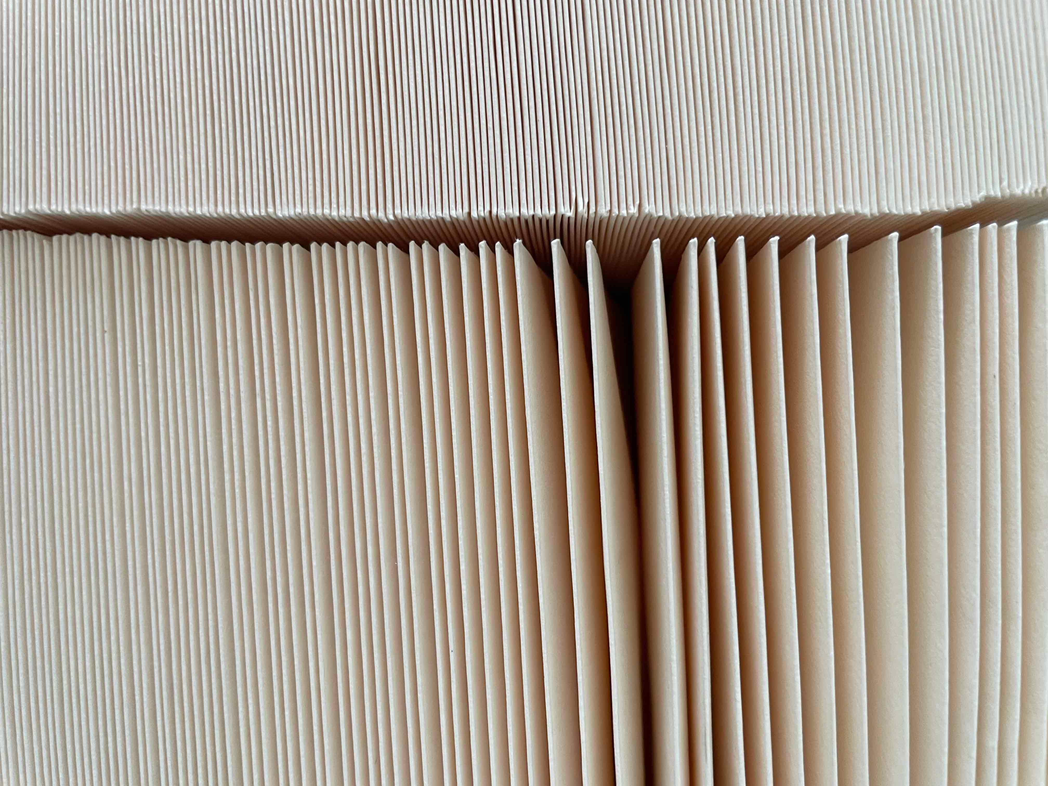 Side angle view of envelopes